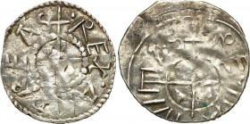 COLLECTION Medieval coins - WORLD
POLSKA / POLAND / POLEN / SCHLESIEN / GERMANY / ENGLAND

Hungary, Andrzej I (1046-1060). Denar 

Aw.: Krzyż z t...