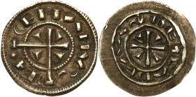 COLLECTION Medieval coins - WORLD
POLSKA / POLAND / POLEN / SCHLESIEN / GERMANY / ENGLAND

Hungary, Stefan II (1116-1131). Denar 

Aw.: Krzyż z k...