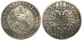 Austria
WORLD COINS

Austria. Ferdinand II (1619-1637). Thaler 1620, Vienna 

Patyna. Rzadszy typ monety.&nbsp;Davenport 3074; Herinek 364

Det...
