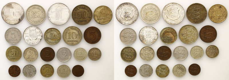 Estonia
WORLD COINS

Estonia, 1 cent to 2 kroner 1922-1036, set of 21 coins ...