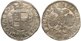 Germany
WORLD COINS

Germany (Deutschland), Emden. Ferdinand III (1637-1653). Gulden n / a (28 Stber) 

Bardzo ładnie zachowane z blaskiem mennic...