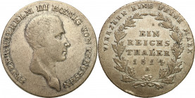 Germany
WORLD COINS

Germany (Deutschland), Prussia. Frederick William III (1797-1840). Thaler 1814 A, Berlin 

Resztki połysku. Przyzwoicie zach...