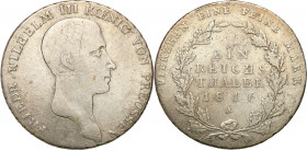 Germany
WORLD COINS

Germany (Deutschland), Prussia. Frederick William III (1797-1840). Thaler 1816 A, Berlin 

Moneta z licznymi śladami obiegu....