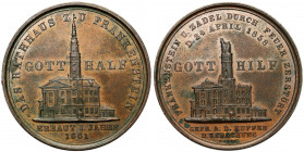 Germany
WORLD COINS

Germany (Deutschland) Poland, Zbkowice - Frankenstein. Medal 1858 - reconstruction of the town hall in Zbkowice lskie 

Aw:....