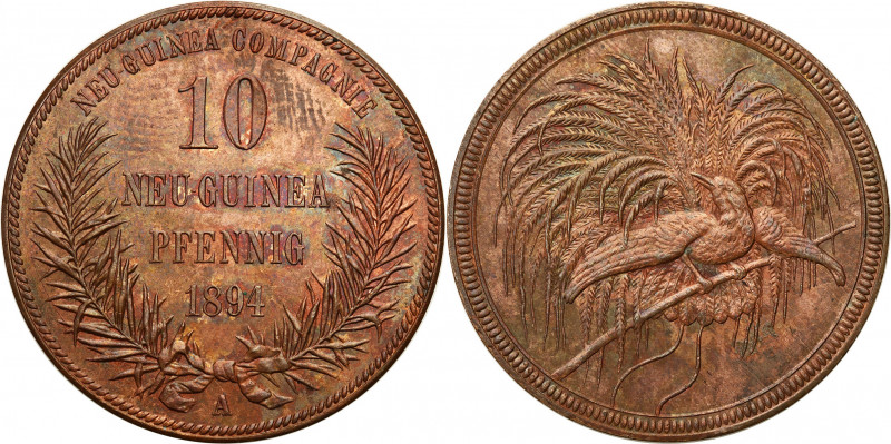 Germany
WORLD COINS

Germany (Deutschland) / New Guinea. 10 pfennigs 1894 A, ...