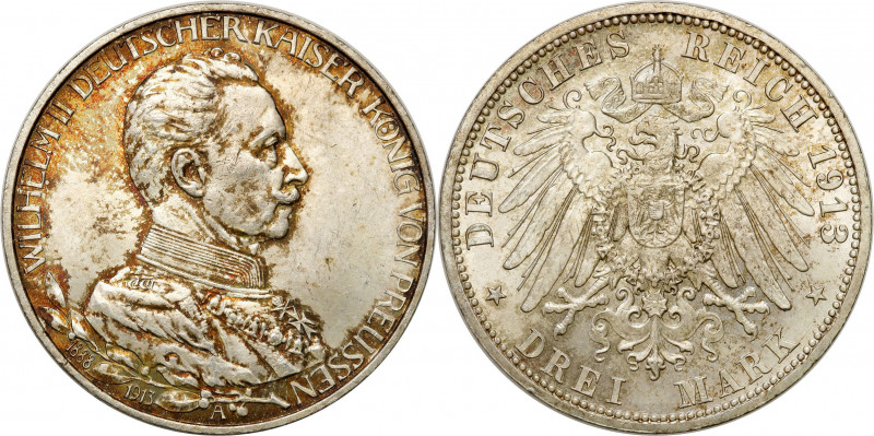 Germany
WORLD COINS

Germany (Deutschland), Prussia. 3 brands (mark) 1913 A, ...