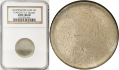 USA
WORLD COINS

USA. 25 cents 1965-1998 Washington NGC MINT ERROR 

Rzadki, czysty krążek bez nabitego awersu i rewersu.Duża ciekawostka na rynk...