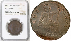 Great Britain
WORLD COINS

Great Britain. Penny 1935 NGC MS65 + BN (2 MAX) - BEAUTIFUL 

Druga najwyższa nota gradingowa na świecie.Wspaniale zac...