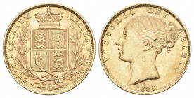 AUSTRALIEN. Victoria, 1837-1901. Sovereign 1885 S, Sydney. Young head. 7.99 g. Seaby 3855 B. Fr. 11. Gutes vorzüglich / Good extremely fine.