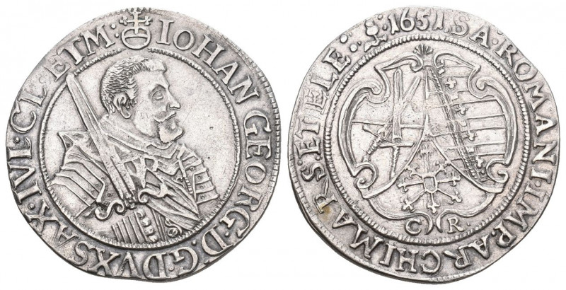 Sachsen-Kurlinie ab 1547 (Albertiner)
Johann Georg I. (1611-) 1615-1656 1/4 Tale...
