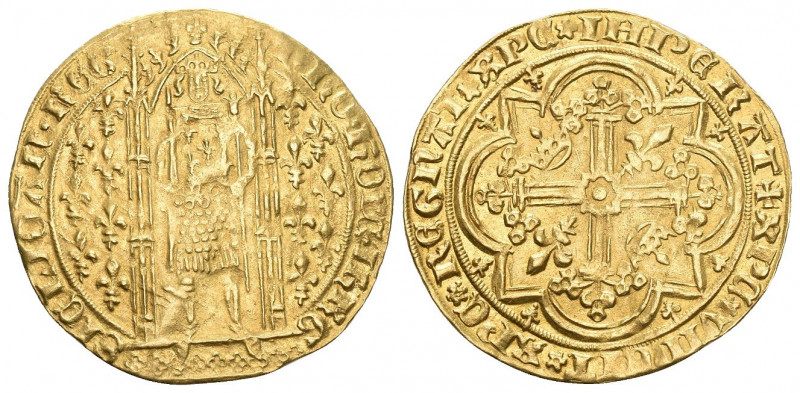 Frankreich 1362-1382 Provance Reine D`or Gold 3,8g sehr selten in dieser Qualitä...