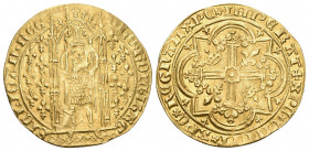 Frankreich 1362-1382 Provance Reine D`or Gold 3,8g sehr selten in dieser Qualität vorzüglich +