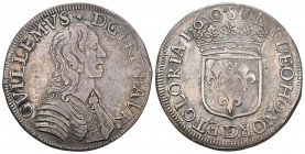 FRANKREICH/FEODALES ORANGE Guillaume IX, 1647-1650. Ecu 1650. 26,91 g. Dav. 3844, Voûte/van der Wiel 100 A/b. Sehr seltener Jahrgang. 
Die ottonische...