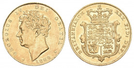 Great Britain 1828 1/2 Sovereign Gold 3,97g KM 700 selten vorzüglich
