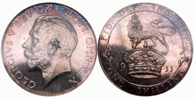 Great britain 1911 Shilling in Silber sehr selten in dieser Erhaltung PR 64 Proof