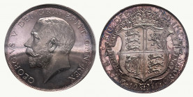 Great Britain 1911 1/2 Crown Silber sehr selten PR 63 Proof
