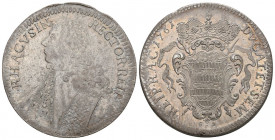 Ragusa 1761 Taler in Silber 28,2g selten bis vorzüglich