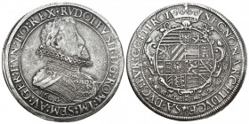 Haus Habsburg
Rudolf II. 1576-1612 3-facher Taler 1604 -Hall-. Belorbeertes Brustbild im Harnisch nach rechts, darunter die Jahreszahl / Gekrönter Wa...