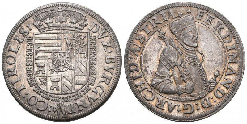 TIROL, Ferdinand Erzherzog, 1564-1595, Taler o.J., Hall.. Dav.8097 bis unzirkuli...