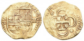 Spanien 1556-98 2 Escudos Gold selten sehr schön +