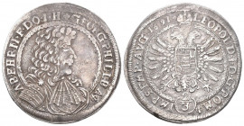 Graubünden. Haldenstein, Herrschaft. Georg Philipp von Schauenstein, 1671-1695.
Gulden (2/3 Taler) 1691, Haldenstein. 16.60 g. D.T. 1598b. HMZ 2-537h...