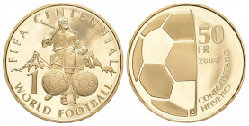 Schweiz 2004 50 Franken Gold in Originalbox ohne Zertifikat Proof