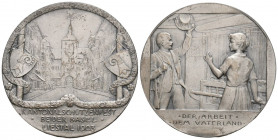 Liestal 1903 Schützenmedaille Silber 37,8g selten Originalbox bis unzirkuliert