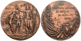 St.Imier 1900 Tir Cantonal in Kupfer 45mm Ri: 244b vorzüglich