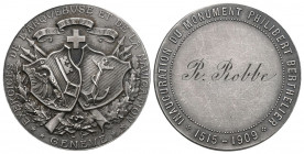 Genf 1909 Schützenmedaille Silber 13,6g Ri: 738a unz