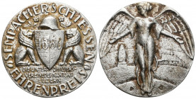 Luzern 1886 Schützenmedailloe Silber m49,5g selten vorzüglich