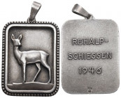 Rehalp 1946 Rehalp Schiessen 16,4g ,Silber 28x35mm Ri: 1888a bis unzirkuliert