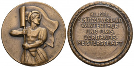 Zürich O.J Schützenmedaille Bronce 38mm Ri: 1888Aa FDC