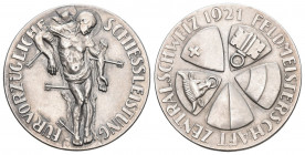 Zentralschweiz 1921 Fekldmeisterchaft Silber 14,2g Ri: 1997a unz