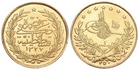 Türkei 199 250 Kurusch Gold Nur 6878 Stück geprägt 17,9g vorzüglich