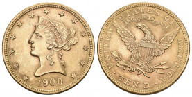 USA 1900 10 Dollar Gold 16,7g selten vz n