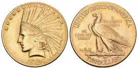 USA 1926 10 Dollar Gold 16,7g Indianer vorzüglich