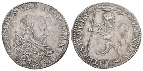 Vatikan O.J Papa States Clemens VIII Silber 4,7g Berm 1478 sehr schön RRR