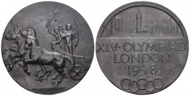 Olympia London 1948 Kupfer-Zinn Medaille 52,7g selten bis unzirkuliert