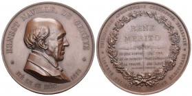 Genf O.J  Medaille in Bronce 130g 60mm bis unzirkuliert