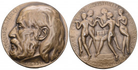 Neuchatel 1914 60 Jahre Jubiläum, Bronce Medaille 43mm unzirkuliert
