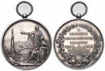 Tessin 1898 Medaille auf 100 Jahre unabhängikeit Silber 23,15g selten bis unzirkuliert