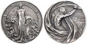 Tessin 1903 Jahrhundertfeier Silber Medaille 26g Matt bis unzirkuliert