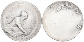 Lausanne 1910 Exposition Suisse Silber Medaille 49,5g Originalbox unzirkuliert
