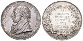 J.C.Escher 1823 CH-Industrieller Silber Medaille 58,9g 49mm SM 428 bis vorzüglich