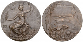 France 1900 Paris Exposition Medaille Bronce 52mm unzirkuliert