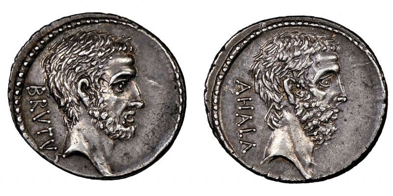 M. Junius Brutus
Denarius, Rome, 42 avant J.-C., AG 4 g.
Ref : Crawford 433/2, R...