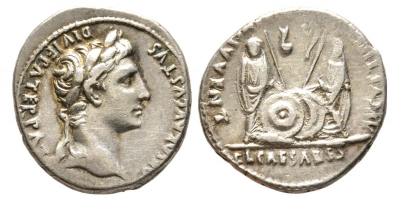 Augustus 27 avant JC - 14 après JC
Denarius, Lugdunum (Lyon) , 2 avant JC - 12 a...