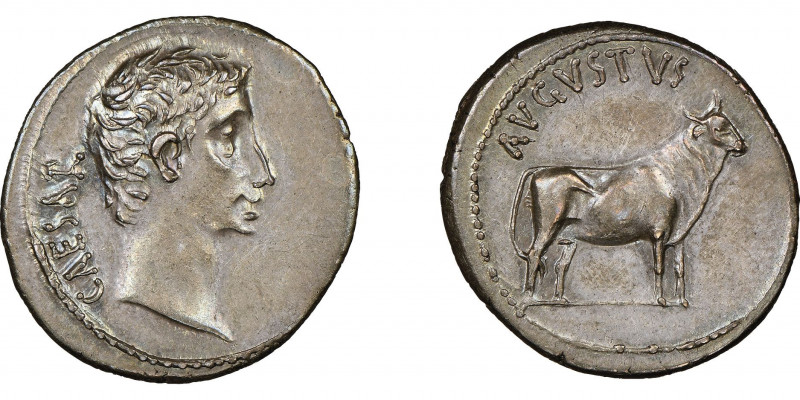 Augustus 27 avant JC - 14 après JC
Denarius, Pergamum?, AG 3.96 g.
Ref : RIC 475...