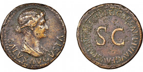 Livia femme de Augustus
Dupondius, AE 14.57 g.
Ref : C 4, RIC 46 
Conservation: NGC XF 5/5 - 2/5
