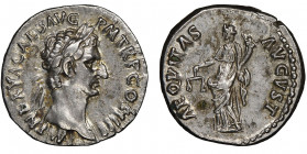 Nerva 96-98
Denarius, Rome, 96-98, AG 3.34 g. Ref : C. 6, RIC.13
Conservation : NGC AU 5/5 - 3/5